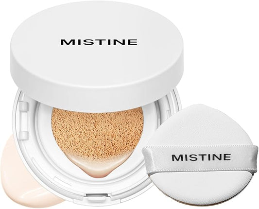 MISTINE Tavel Size Air Cushion Foundation Glow Hydrating Fair Ivory
