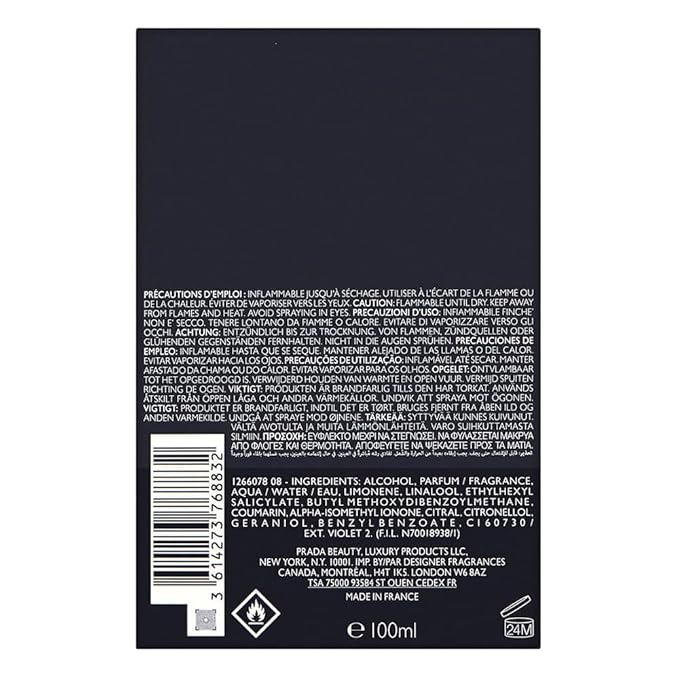 Prada Luna Rossa Ocean by Prada for Men - 3.3 oz EDP Spray