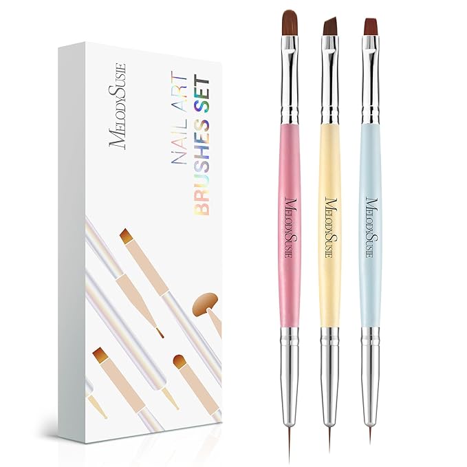 Melodysusie 2-in-1 nail art brushes