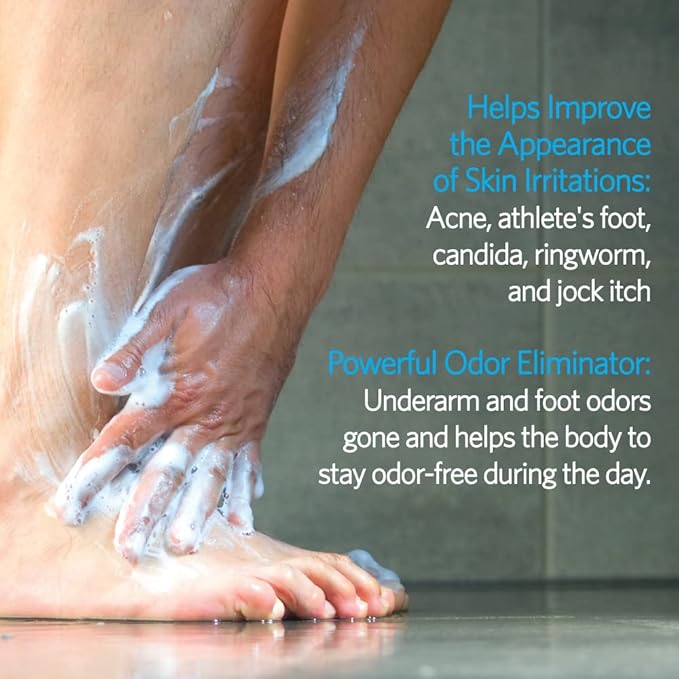 Ginger Lily Farms Botanicals MultiCure Advanced Therapy Body Wash with Tea Tree Oil, Peppermint and Aloe Vera, 100% Vegan & Cruelty-Free, 1 Gallon (128 fl oz) Refill