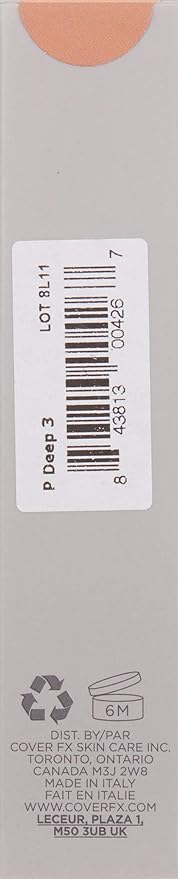 COVER FX Custom Cover Drops, Multi-Use Shade-Adjusting Liquid Deep 3