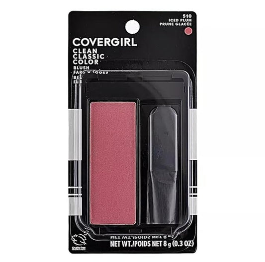 COVERGIRL Classic Powder Blush, Iced Plum, 0.3 Fl Oz, 2 Count