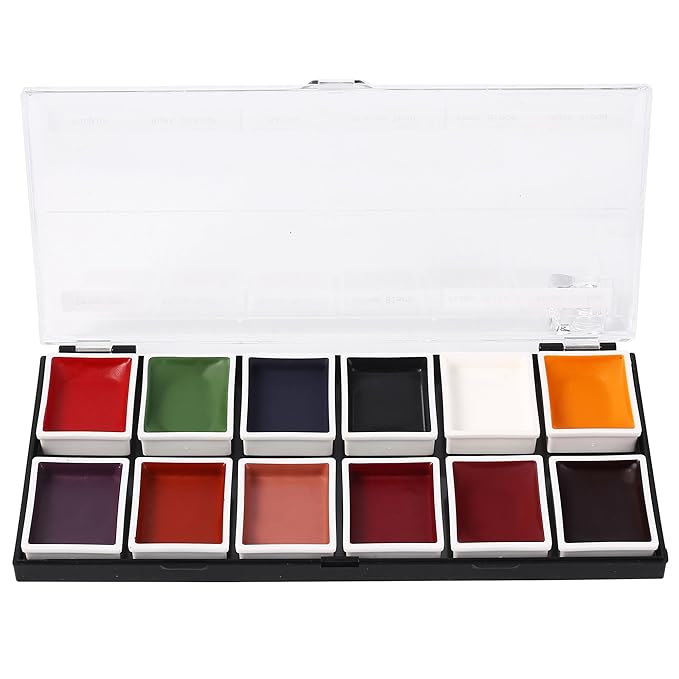 FX Alcohol-Activated 12 Colors Makeup Palette, Highly Pigmented