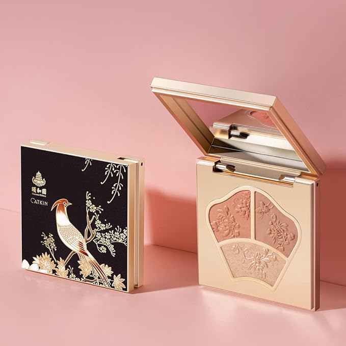 CATKIN Powder Blush Pink Nude Eyeshadow Palette Cheek