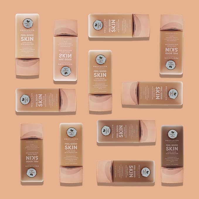 Profusion Cosmetics Lightweight Liquid Foundation for a Flawless Deep 3