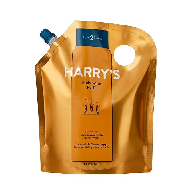 Harry's Men's Body Wash Refill, Redwood Scent, 36 Fl Oz