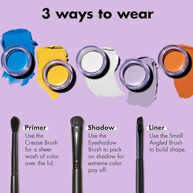 e.l.f. No Budge Cream Eyeshadow, 3-in-1 Eyeshadow, Primer & Liner With Crease-Resistant Color & Stay-Put Power, Vegan & Cruelty-Free, Sand Dune