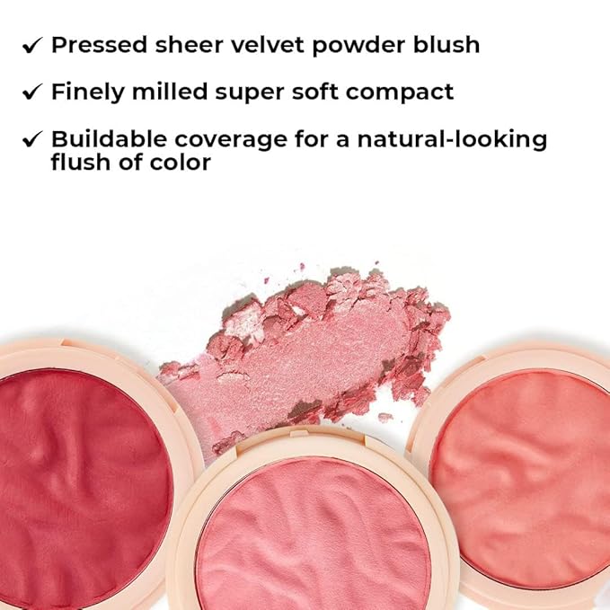 Revolution Beauty, Blusher Reloaded, Pressed Powder Face Blusher, Highly Pigmented & Long Lasting Formula, Sweet Pea, 0.26 Oz.