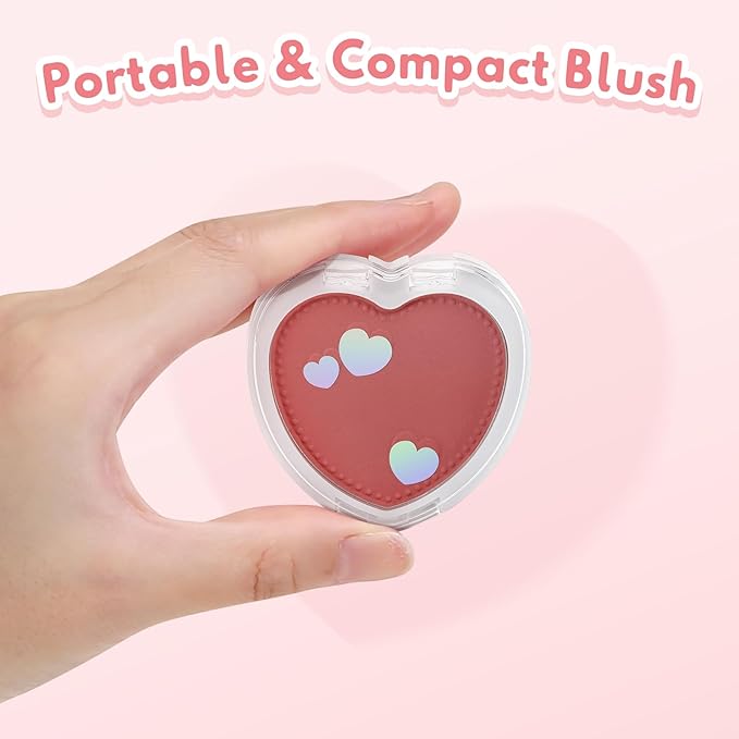 Boobeen Powder Blush Matte Pressed Blush Palette, Highly