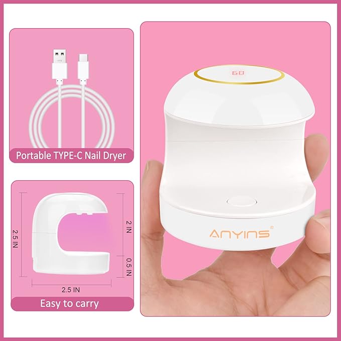 Mini uv light for gel