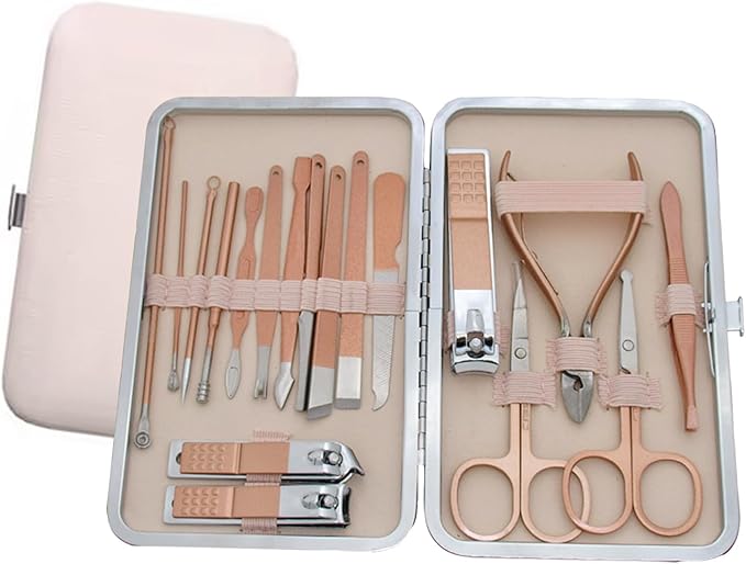 Manicure set - luxurious leather