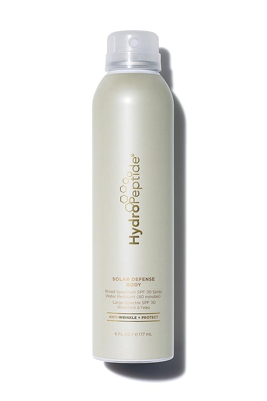 HydroPeptide Solar Defense Body SPF 40, Broad Spectrum, Water Resistant Sunscreen, Hydrates and Soothes, 6 Ounce