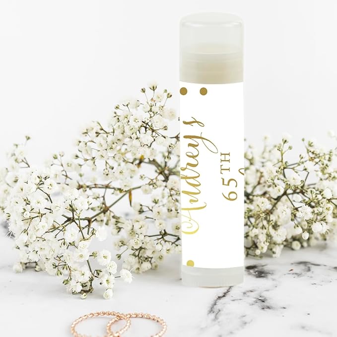 Andaz Press Personalized Milestone Birthday Party Gold