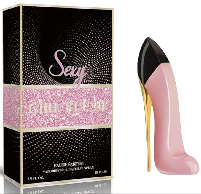 Okian Sexy Girl High Heel Perfume for Women, Good Girl Blush Imitation Eau de Parfum 2.9Oz