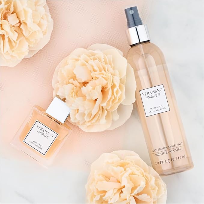 Vera Wang Embrace Merigold and Gardenia Body Mist 8.4 fl oz (Pack of 1), Notes of Melon, Gardenia, and Marigold, Women's Fragrance, Long Lasting, Everyday Fragrance
