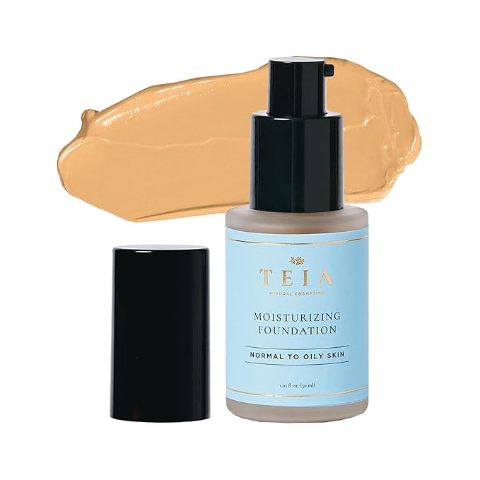 TEIA Cosmetics - Moisturizing Light Coverage Foundation, Natural cruelty-free. (GOLDEN)