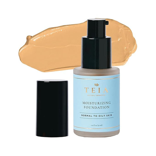 TEIA Cosmetics - Moisturizing Light Coverage Foundation, Natural cruelty-free. (GOLDEN)