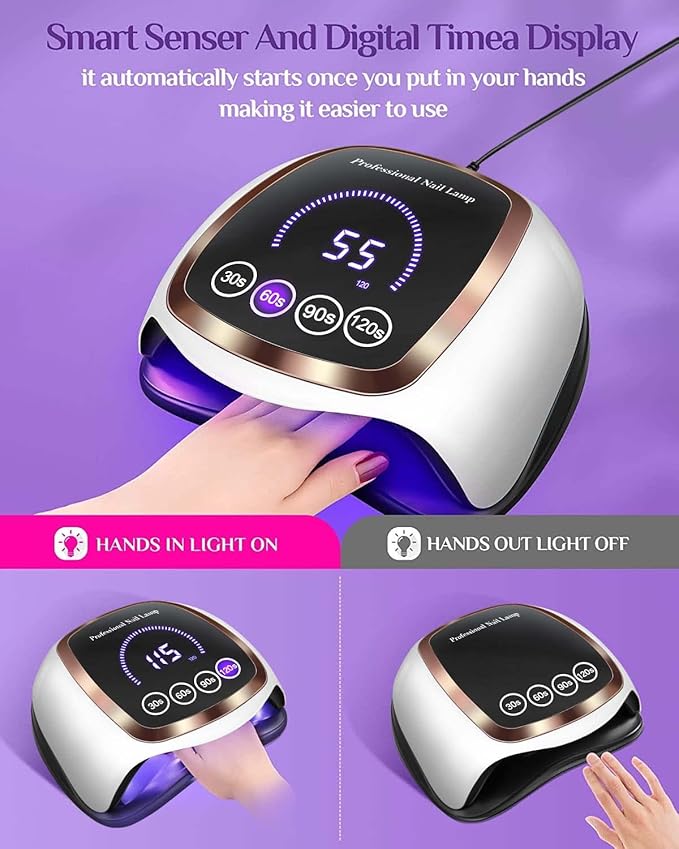 Uv led nail lamp, gugusure
