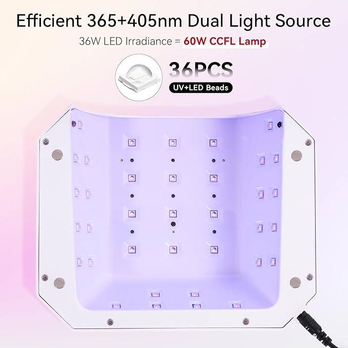 Makartt UV LED Nail Lamp,