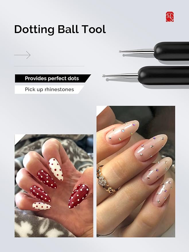 MelodySusie Nail Art Brushes Set,6pcs