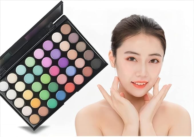 40 color Highly Pigmented Eye Makeup Palette, Matte