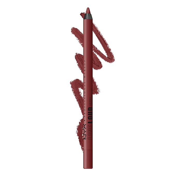 NYX PROFESSIONAL MAKEUP Line Loud Lip Liner, Longwear and Pigmented Lip Pencil with Jojoba Oil & Vitamin E - No Wine-ing