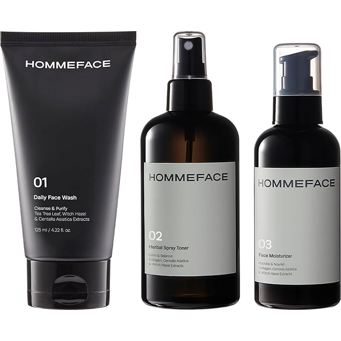 HommeFace Daily Trio Skin Care Set