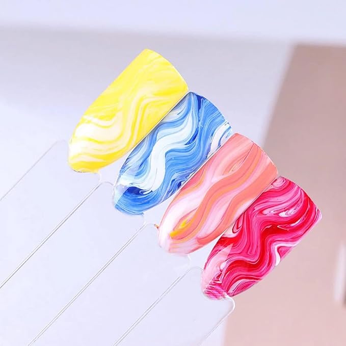 6pcs ombre nail brush nail