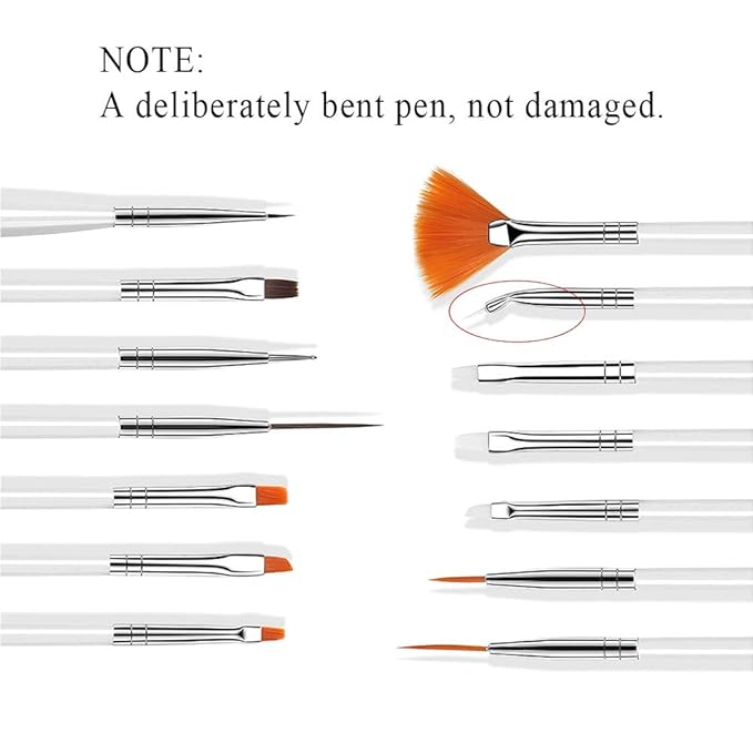 Nail art brush pro set