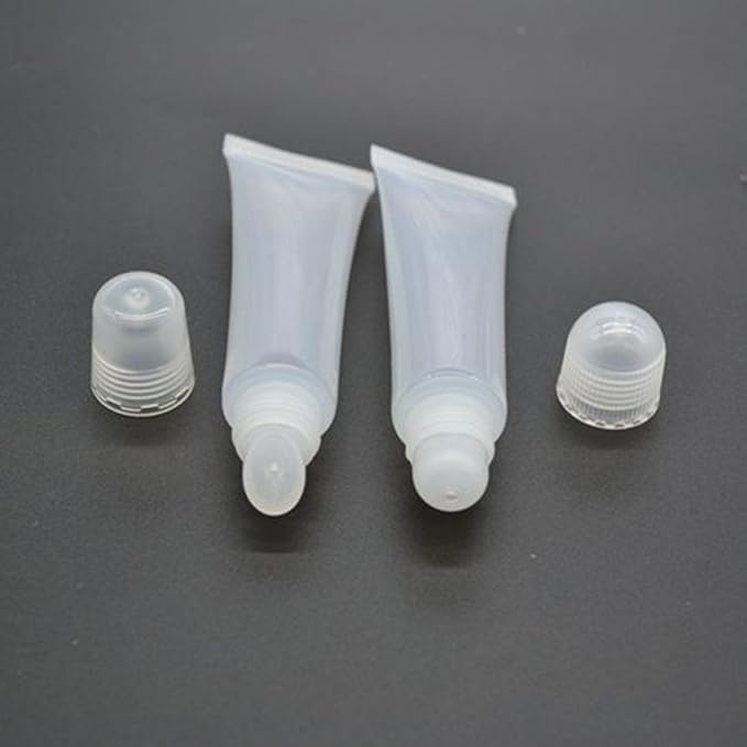 FZBNSRKO 50 pcs 10ml Mini Empty Tubes Lip 10ml