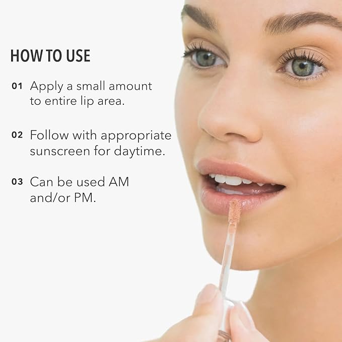 HydroPeptide Perfecting Gloss, Lip Enhancing Treatment, Long-Lasting Volume and Hydration, Beach Blush, 0.17 Ounce