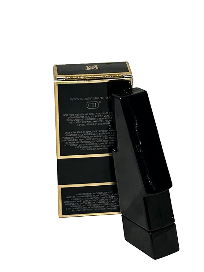 Carolina Herrera Bad Boy Eau De Toilette Mini Splash Men Perfume 8 ml / 0.27 FL Oz