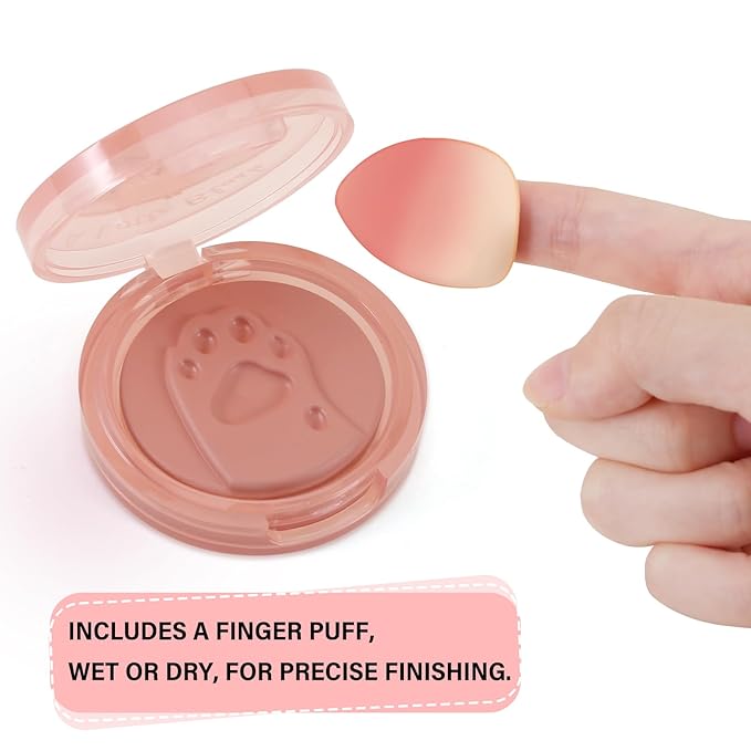 Boobeen Matte Blush Palette for Cheek, Pink Blush