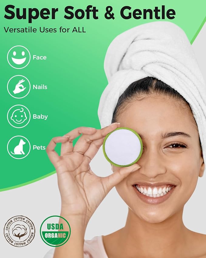 Prociv reusable makeup remover pads