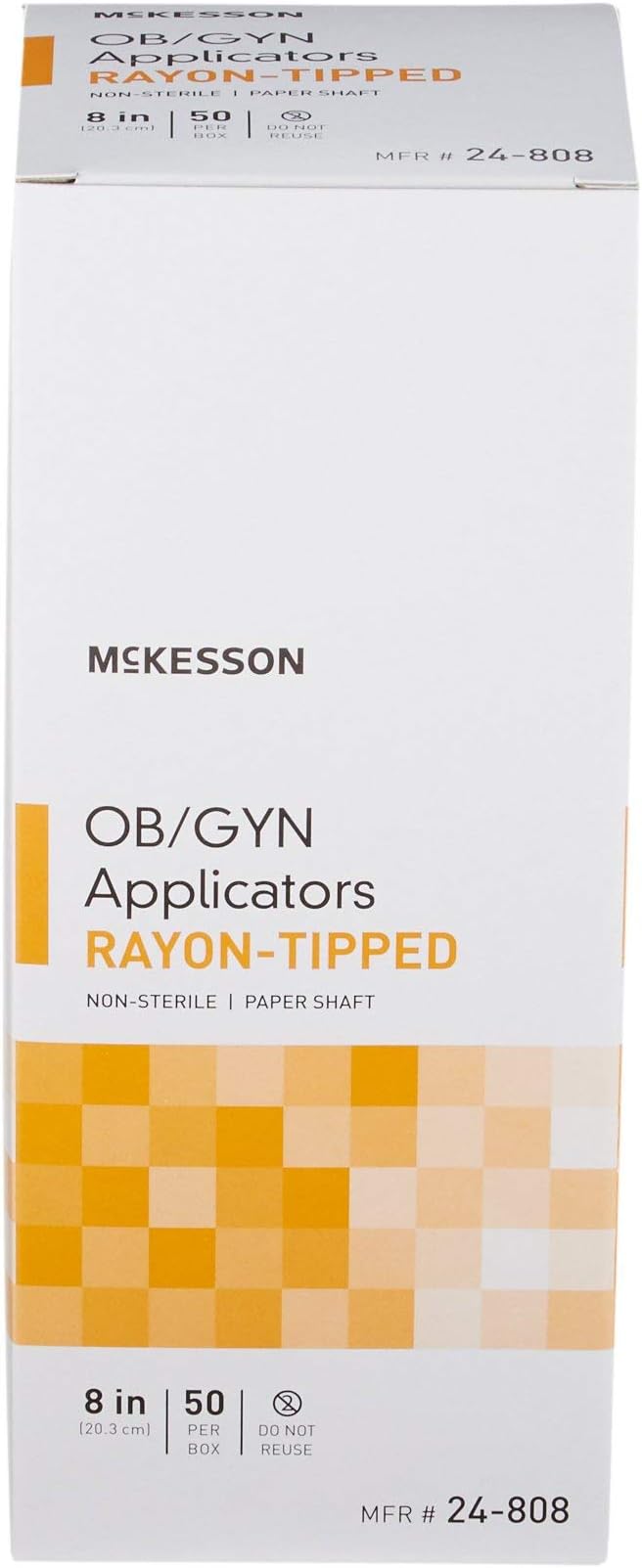 Mckesson ob/gyn applicators rayon tipped,
