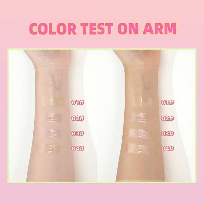 4pcs Hydrating Fruity Lip Oil Lip Plumping Gloss Hydrating