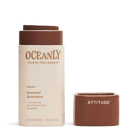 ATTITUDE Oceanly Lightweight Bronzer Stick, Titanium Dioxide-Free, EWG 0.3 Ounces