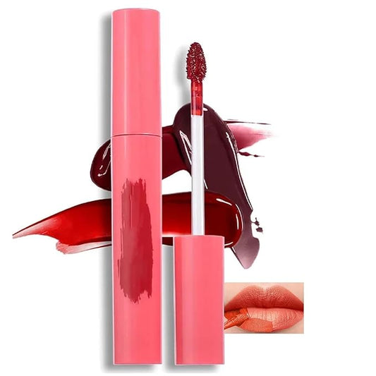 Peel Off Lip Tint, Wipe-On Colour Liquid Lipsticks, Tattoo Lip Glaze, Matte High Pigment Long Wear Waterproof Lip Contour Stain Non Smudge Transfer Proof Tear-off Lip Gross (#01, 0.12 floz)