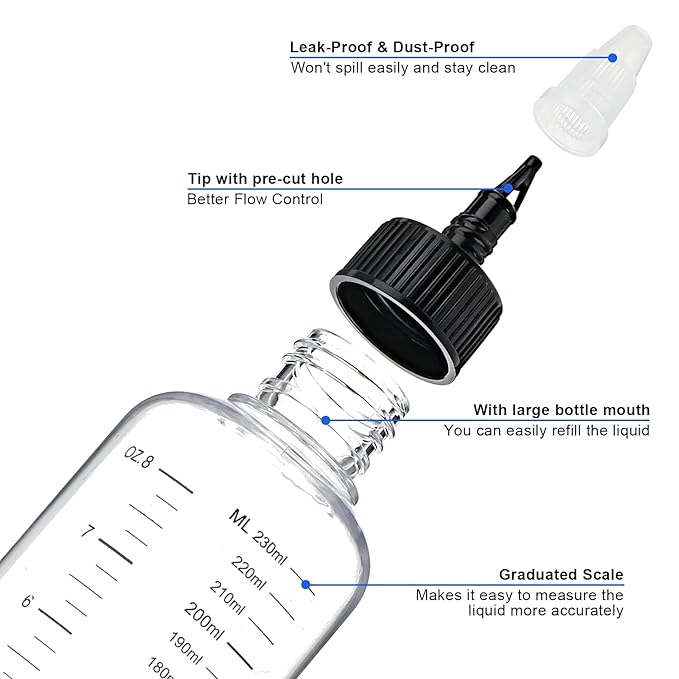 2 Pack Applicator Bottle for