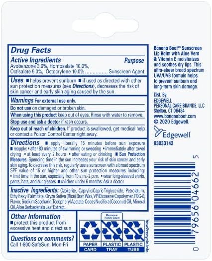 Banana Boat Aloe Vera with Vitamin (Value