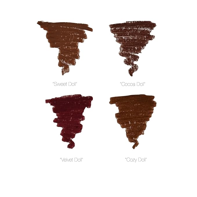 Dollsthetic® - 4 Piece Lip Liner Set, Long-Lasting Lip