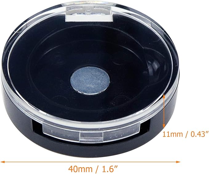 4 Pack Empty Eyeshadow Holder Case Round Magnetic