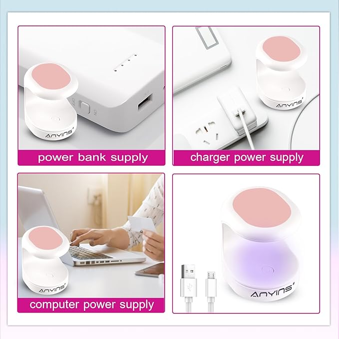 Mini uv light for gel