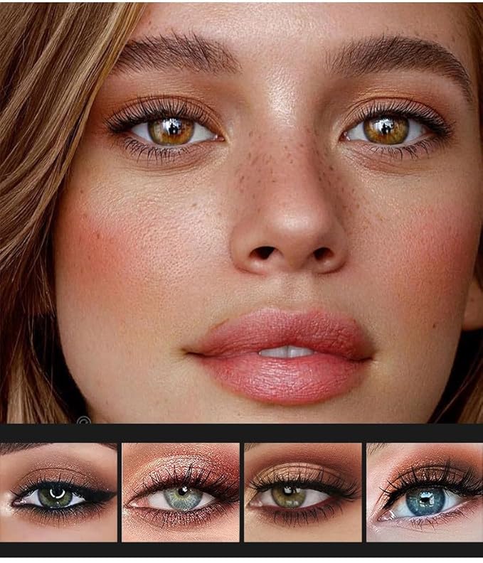 12 Colors Mini Glitter Eyeshadow Makeup Palette, Sexy