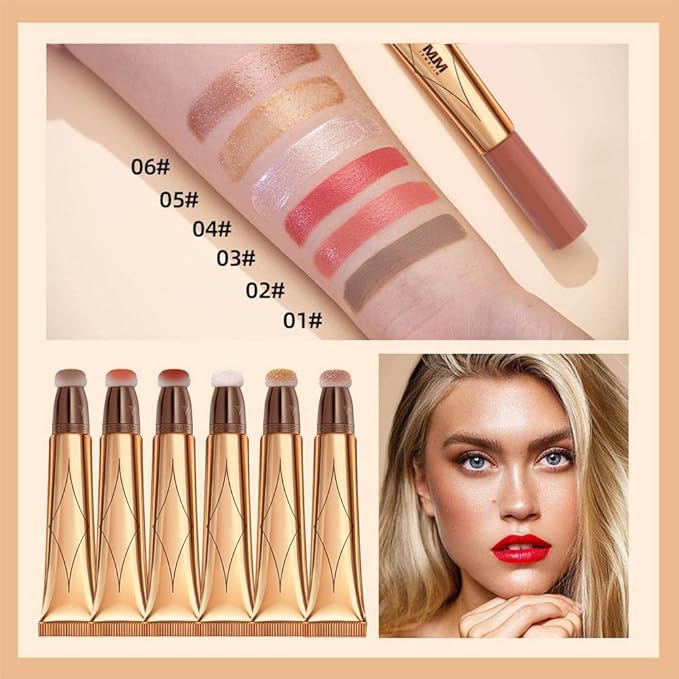 3 Color Contour Beauty Wand, Highlighter ，Blush，Face Concealer .(01#Contour +03#Blush+06#Highlighter)