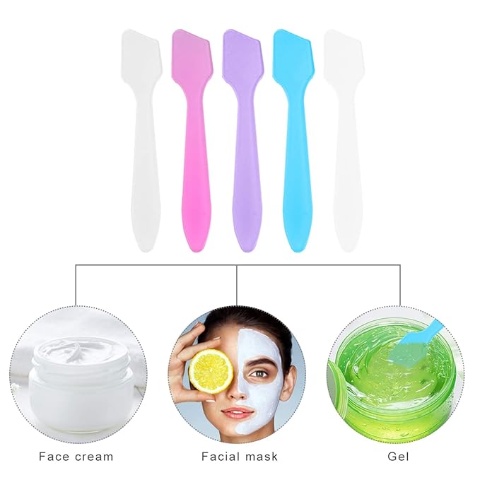 Beaupretty Cosmetic Spatula Stick 150pcs Cosmetic Spatula Plastic