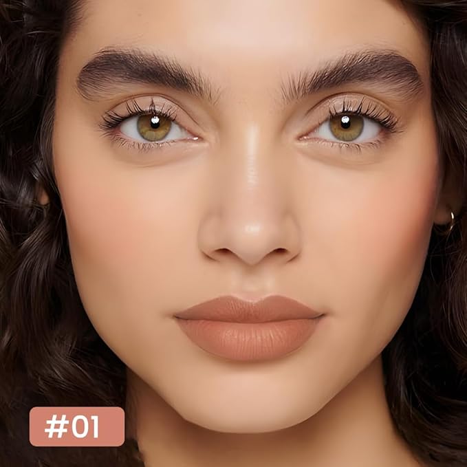 12 Colors lip liner pencils, Modern Classic Lip Liner, Lip Liner Pigmented Vegan Matte, Lasting Finish Lip Liner, Luxurious Creamy Long Lasting Lip Liner, Prevents Feathering and Fading, (01)