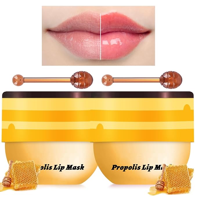2 Pcs Bee Lip Balm Honey