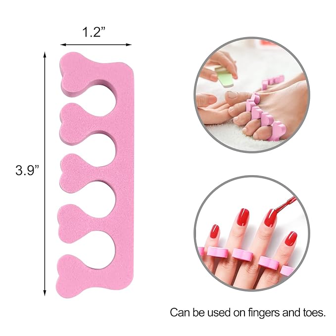 Quacc 12pcs Sponge Toe Separators