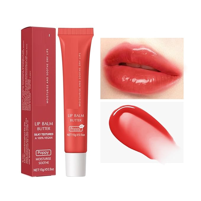 6 Color Hydrating Lip Butter Balm, Glossy